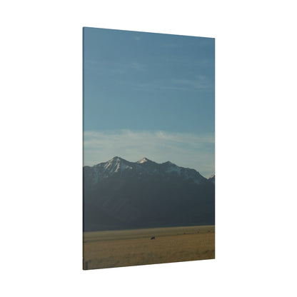 Open Fields and Misty Mountains on Stretched Canvas, 0.75"