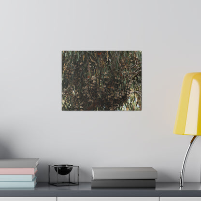 A Roost of Clustered Monarch Butterflies on Canvas, Stretched, 0.75"