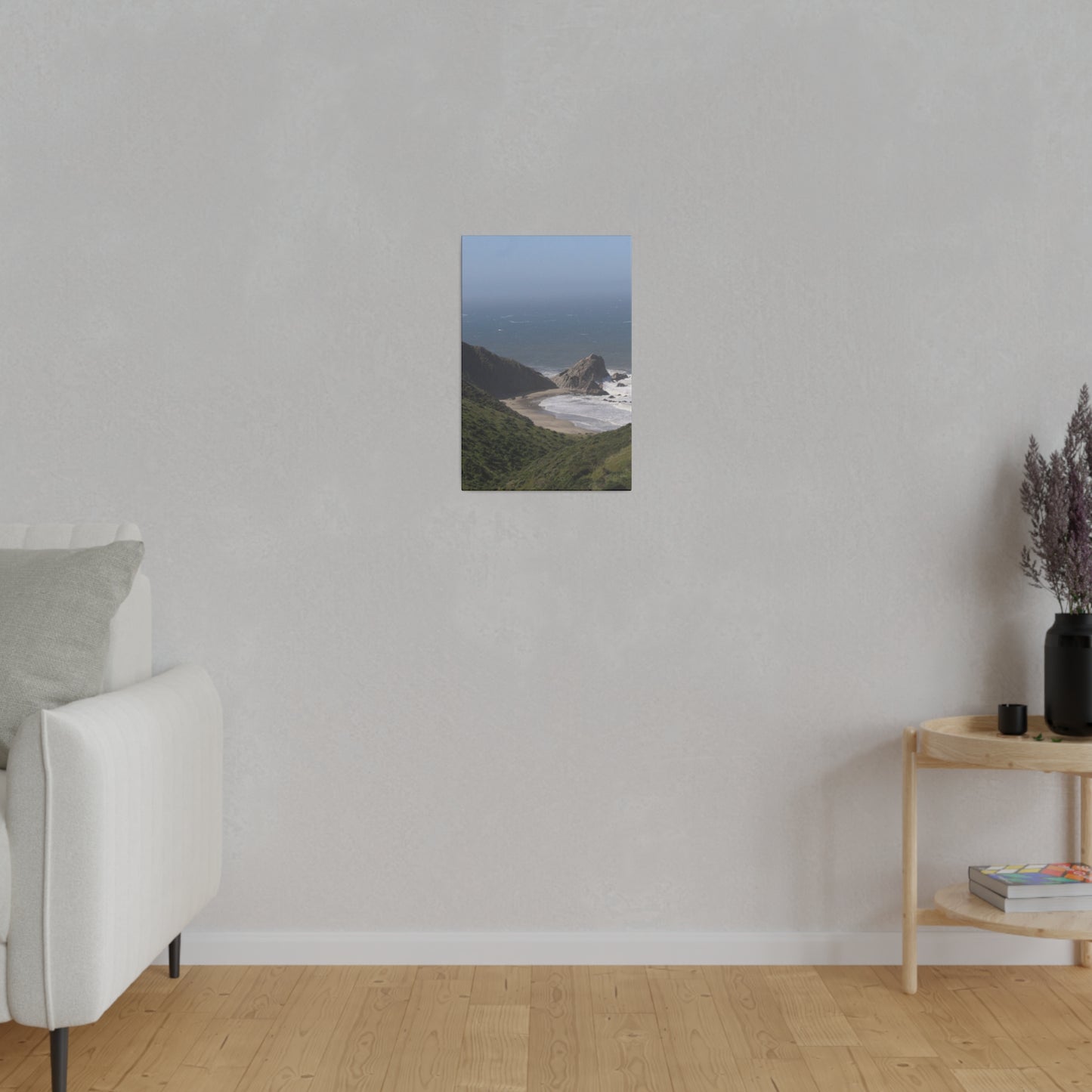 Giant Rock on West Coast Beach, Stretched Canvas 0.75''