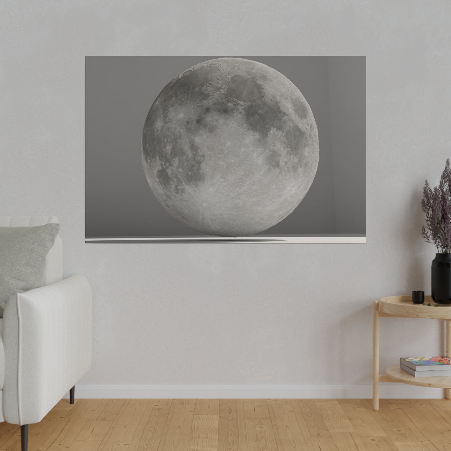 Full Moon on Display, Stretched Canvas, 0.75"