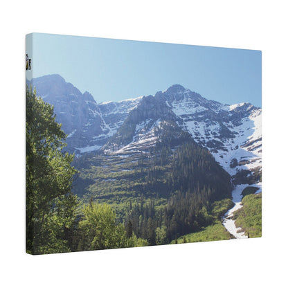 Peaks at Glacier National Park on Canvas, Stretched, 0.75"