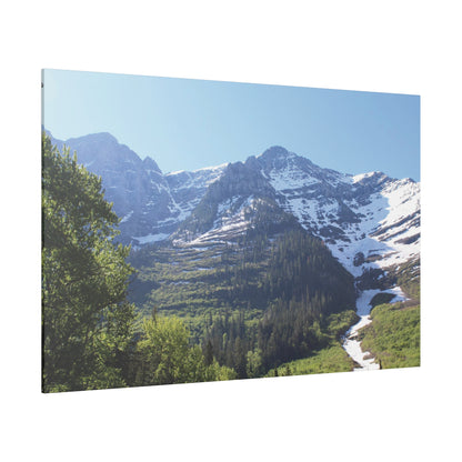 Peaks at Glacier National Park on Canvas, Stretched, 0.75"