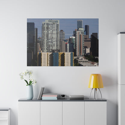 Downtown Seattle, on Canvas, Stretched, 0.75"