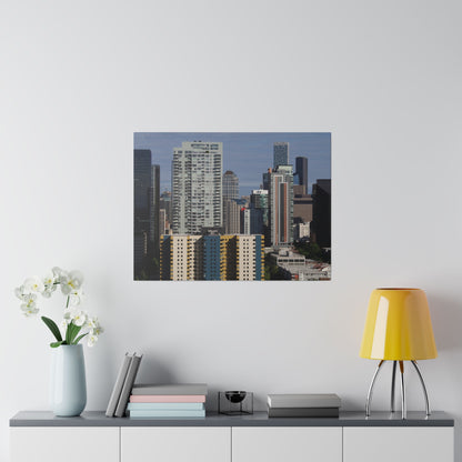 Downtown Seattle, on Canvas, Stretched, 0.75"