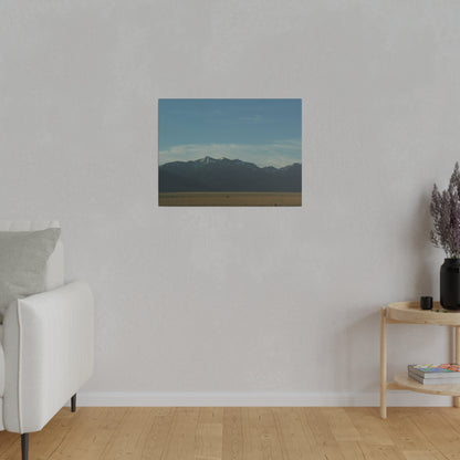 Open Fields and Misty Mountains on Stretched Canvas, 0.75"